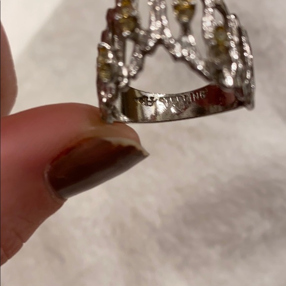 Sterling silver ring size 10 - Picture 6 of 10